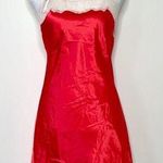 Victoria's Secret Victoria’s Secret Satin and Lace Slip Dress Photo 0