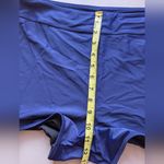 Women's Blue Short Mid Rise Swim Bikini Shorts Sommer Pool Lightweight Size XL Photo 8