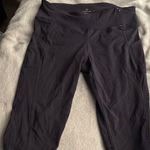 Tangerine  Black Capris Photo 0