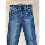 American Eagle Women's Jeans Mid Rise Next Level Stretch Denim‎ Sz 0 Blue Photo 1