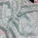 Forgotten Grace  medium women's kimono mint with white dots lightweight coverup Photo 3