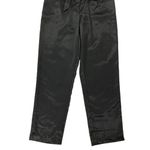 Lulus Women’s Pants Small Black Straight Leg Built In Belt Workwear Photo 2