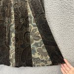 Loft Y2K Velvet Paisley Midi Skirt Whimsigoth Boho Grunge Academia Retro Women 2 Photo 1