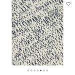 MOTHER The Mock Neck Cropped Sweater Size‎ M Navy and Cream Cotton White Size M Photo 10