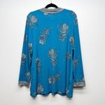 Charter Club Floral Top Womens 2X Long Length Stretch Mature Workwear Casual Photo 6