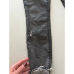 Spanx  Brand Distressed Gray Leggings with Raw Hem Photo 1