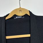 Missguided Longsleeve Black Waterfall Cardigan Size Small 140 Photo 2