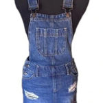 Blue Spice  Denim Overall Skirt Size 1 Photo 0