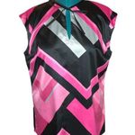 New York And Company Chevron Capped Sleeve Blouse Photo 0