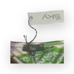 aso TV’s 90210 ✦ Sky ✦ Jeweled Neck Bold Print Silk Halter Top ✦ Braided Straps Size XS Photo 7