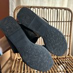 Munro  Nissa Ankle Strap Sandal Black Calf‎ Leather Size 9W Photo 7