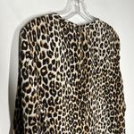 Equipment Femme Sz M Aubrey Silk Shift Dress Leopard Animal Print Photo 4