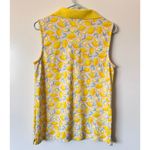 Lands' End NWOT  Women's Sleeveless Polo Bright Sun Yellow Lemon Size Medium Photo 1
