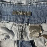 Apt. 9  Distressed Cuffed Double Button Blue Denim Shorts Women's 10 Photo 5