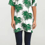 White Stuff Women tunic top/dress size 12 NWOT Green Photo 0