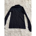 Philippe Matignon Black Geometric Logo Mock Neck Long Sleeve Top S M Size undefined Photo 5