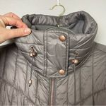 Bernardo Stylish Pewter Primaloft Quilted Puffer Winter Jacket Size L Photo 2