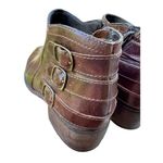 Matisse Brown Leather Buckle Ankle boots 9 western Photo 3