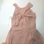 After Six  Bridemade blush chiffon maxi bow dress Photo 7