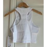 Alo Yoga  Aspire Tank in White Black, Size Medium Photo 7