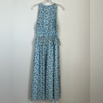 Ulla Johnson 100% Silk Adeline Dress $790 Size 4 Blue Floral Photo 6