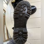 Dr. Martens  1460 Double Buckle Smooth Black Leather Zip Side & Lace Up US 8 Photo 3