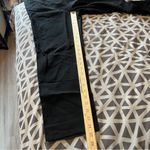 Boden Black Pleated Front Pull On Slim Straight Leg Trousers Contemporary‎ 8P Photo 12