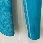 Under Armour Teal Cold Gear Hooded Long Sleeve Active Sporty Top ~ Size M Photo 3