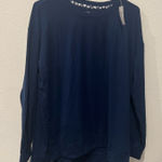 Lands' End Women's Navy Blue PJ Top by   Photo 0