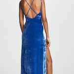 For Love & Lemons Nadine Velvet Maxi Dress Photo 3