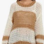 Free People  open knit sweater wool and alpaca blend size M Photo 0