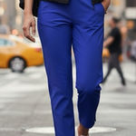 Athleta Brooklyn Mid Rise Ankle Pant Lazurite Blue Photo 0