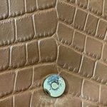 Michael Kors Micahel Kors Camel Brown Snake skin embossed pattern leather crossbody Photo 6