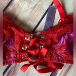 Savage X Fenty Goji Berry Red Make Me Blush Bra, Size XL Photo 1