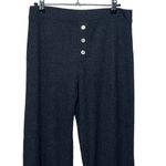 Rails  Molly Lounge Pants Women’s Small Charcoal Waffle Knit High Rise Cozy Taper Photo 2