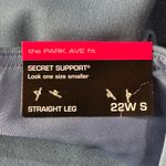 Investments  II SZ 22W SHORT Park Avenue Straight Pants Pockets Stretch Pull-On Photo 6