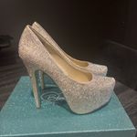 Betsey Johnson  Sparkling Silver Heels Photo 3