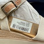 Toms Tom’s Women’s Sz 7 Diana Wedge Sandals New NWT in Natural Photo 4