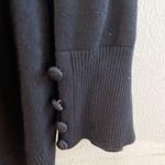 Philosophy  Cardigan Black Scoop Neck Button Front 3/4 Sleeves Knit Sz XXL EUC Photo 2