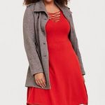 Torrid ✨3xHP✨RED SWEATER-KNIT LATTICE SKATER DRESS✨ Photo 0