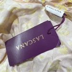 NEW Lascana Taupe Yellow Floral V Photo 3