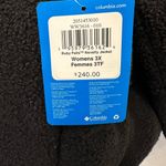 Columbia Ruby Falls Novelty Jacket Black Doodle Sherpa Coat 450 Down Fill NEW Photo 9