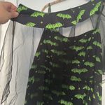 Rosegal Bat Halloween Pin Up Goth Dress Black/Green Plus Sz 5X Black Photo 4