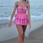 Pink Two Piece Skirt Set Size XS Photo 0