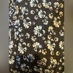 Commense Women’s Medium Navy Blue Floral Sleeveless MIDI Dress Tie Strap NWT Photo 11