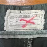 Current/Elliott Current Elliot Tie-Dye Green Mid-Rise Shorts Photo 1