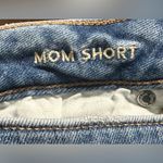 American Eagle cuffed mom shorts size 14 high rise stretch denim Photo 9