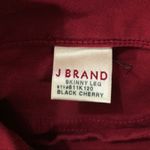 J Brand  Maroon Red Skinny Leg Jeans 28 Photo 5