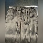 House of Harlow 1960 Black Satin Pajama Set size Medium Photo 10