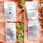 Farm Rio NWT  Tropical Macaw Leaves Off The Shoulder Crop Top OTS Size XS NEW Photo 12